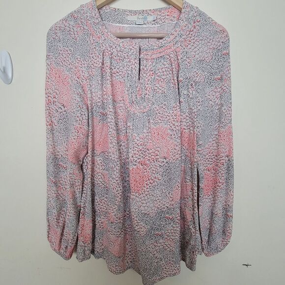 Boden WA452 Floral Brondesbury Long Sleeve Blouse US 8 - Picture 1 of 4